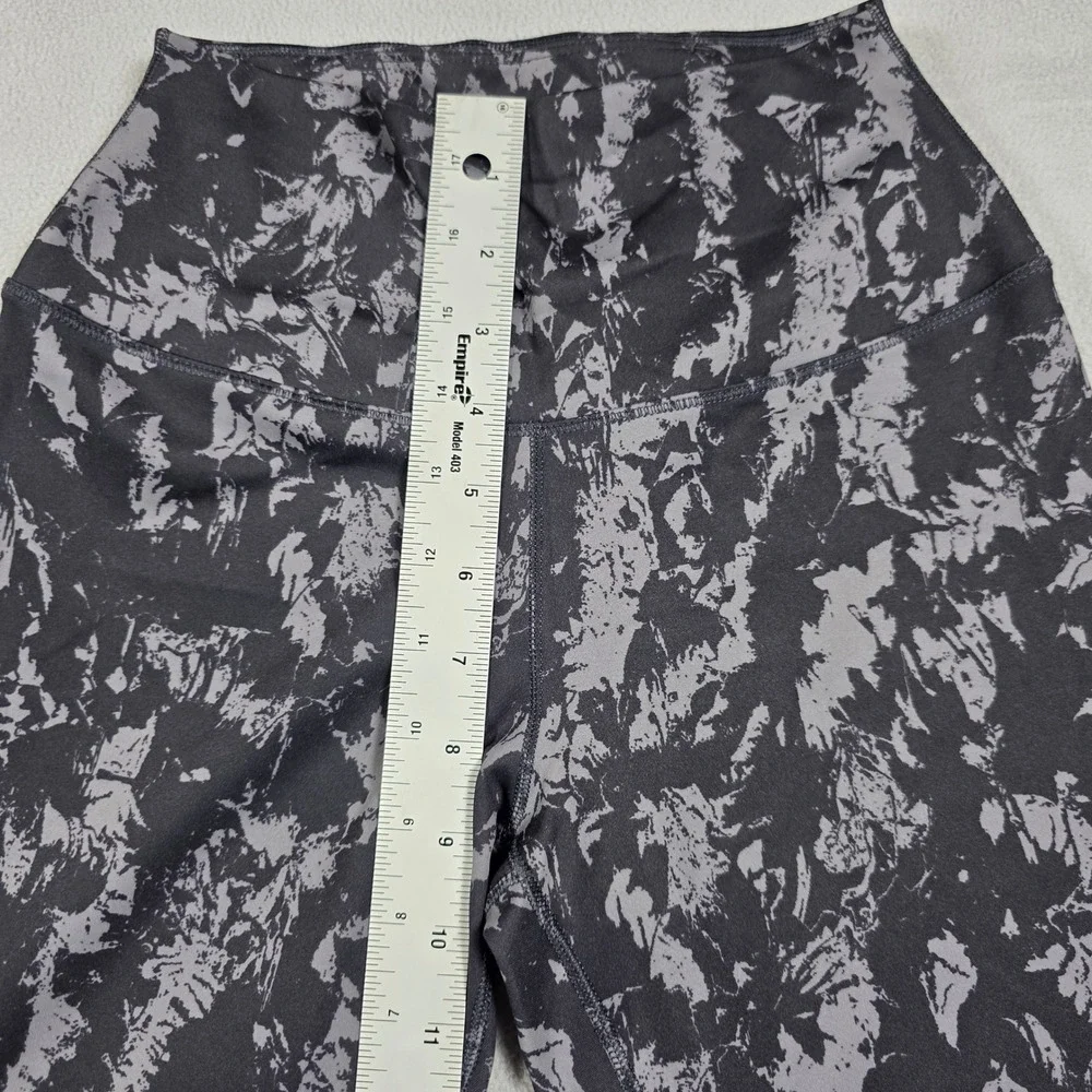 Nike Leggings Womens Small Black Gray Skinny High Rise Nike One Stretch Pattern